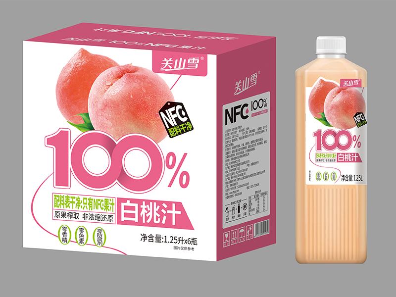 白桃汁1.25Lx6